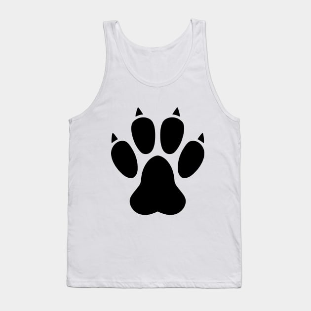 Paw Print Tank Top by Firestorm Fox